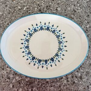 Mar-Crest Swiss Alpine vintage oval Platter 14”x10”‎